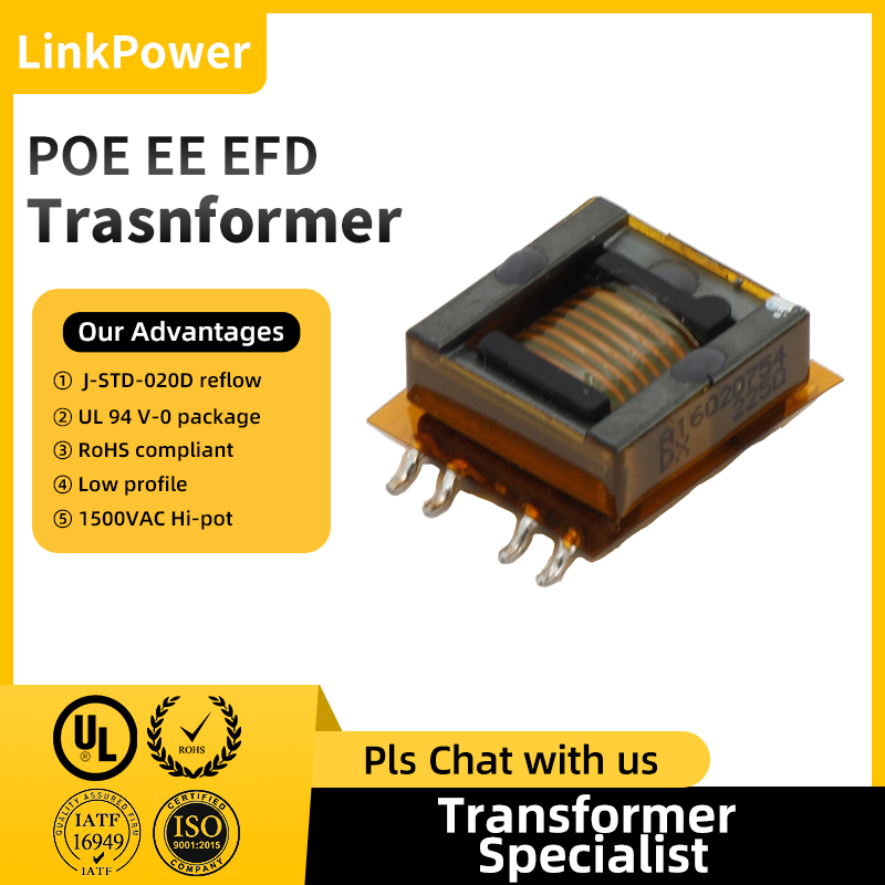 PoE transformers enable efficient power and data transmission over Ethernet, driving smart building and IoT applications.